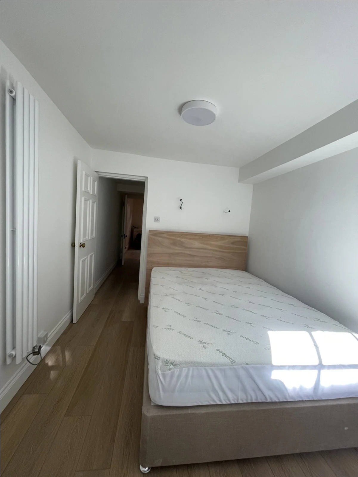 Completed bedroom refurbishment and decoration, Stockbridge flat